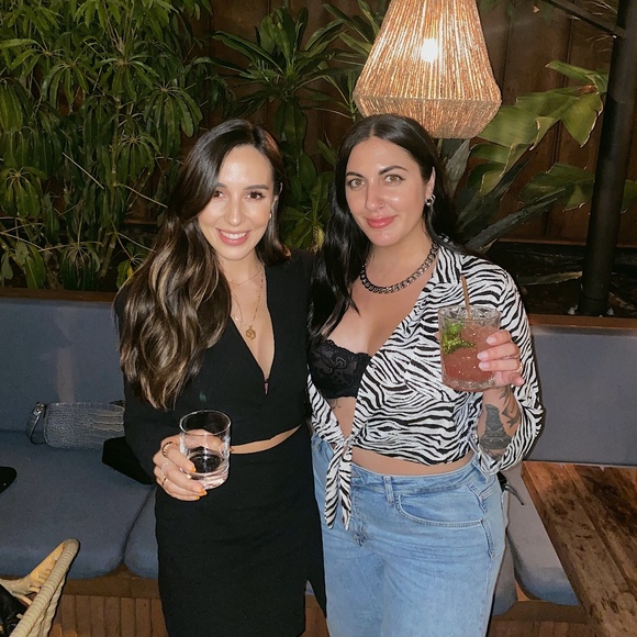 Zebra Front Tie Quarter Sleeve Top - Picture 4 of 4